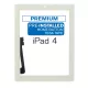 iPad 4 White Touch Screen with Home Button and Tesa Adhesive (Premium)