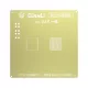 Qianli iPhone 7/7 Plus 3D CPU BGA Re-Balling Stencil - Gold