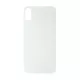 iPhone X Rear Glass Back Cover Replacement - White (Big Hole, Generic)
