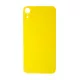 iPhone XR Rear Glass Back Cover Replacement - Yellow (Big Hole, Generic)