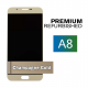 Samsung Galaxy A8 Champagne Gold Display Assembly (LCD and Touch Screen/Front Panel)