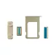 iPhone 5s White/Gold Case Button Set and SIM Card Tray