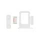 iPhone 5s White/Silver Case Button Set and SIM Card Tray