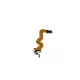 iPod Touch 5th Gen Dock Connector Flex Cable - White (Front View)