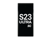 Samsung Galaxy S23 Ultra 5G Screen Assembly with Frame - Phantom Black (Premium)