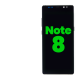 Samsung Galaxy Note 8 Black Display Assembly with Frame (Aftermarket)