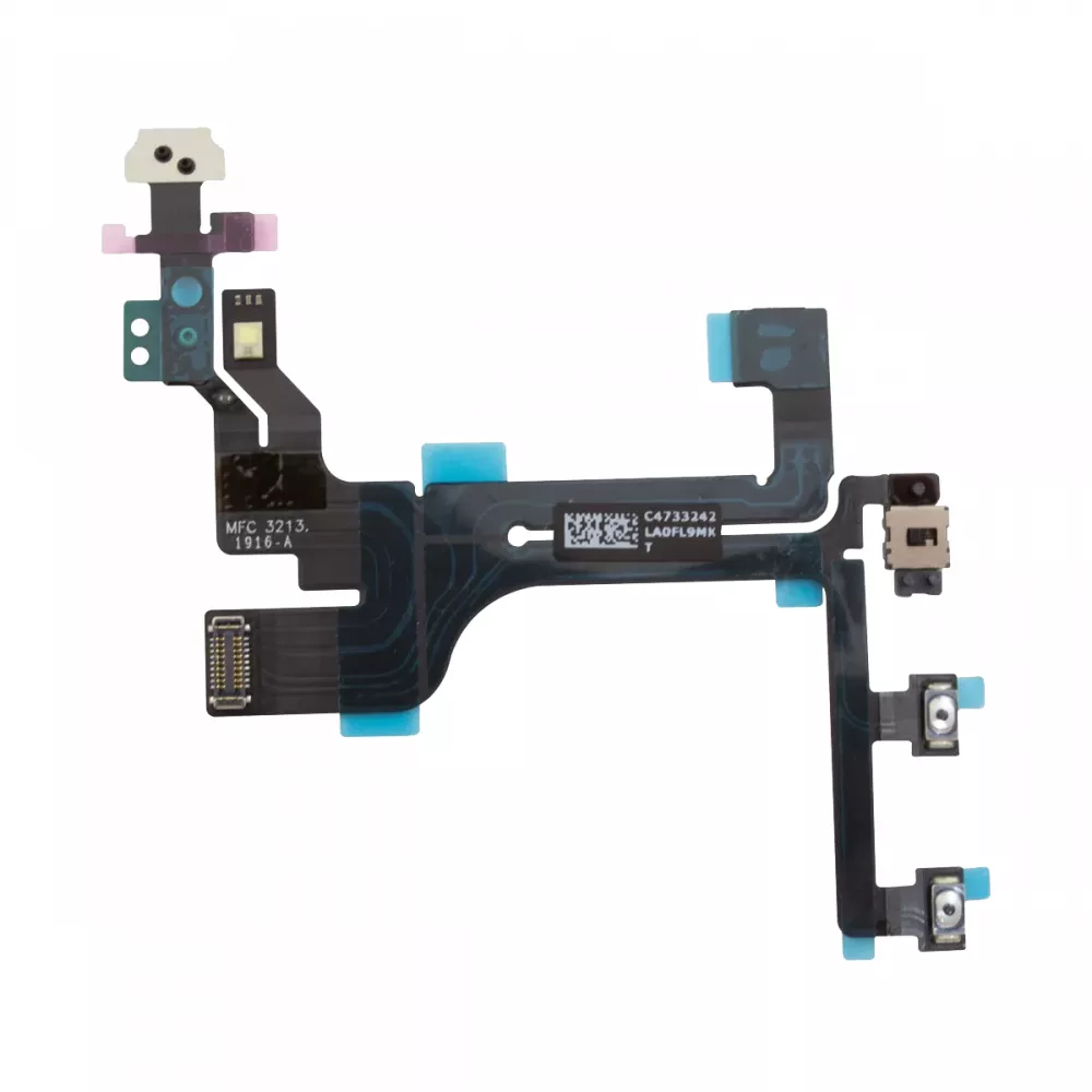 iPhone 5c Power, Mute and Volume Button Flex (Front)