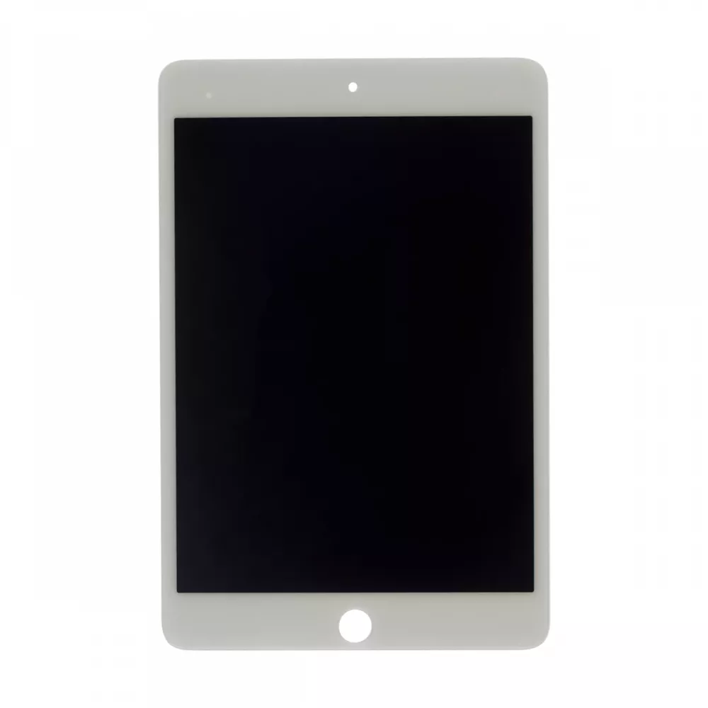iPad Mini 5 White LCD and Touch Screen Assembly with Sleep/Wake Sensor Flex
