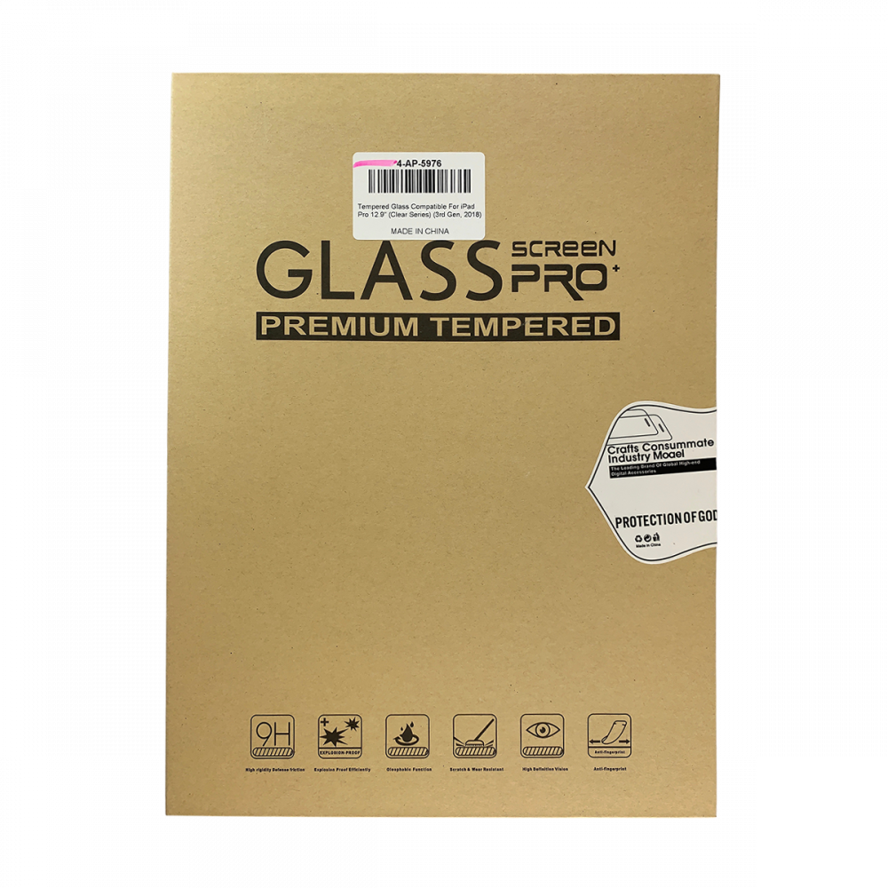 iPad Pro 12.9 (3rd Gen, 2018) Tempered Glass Screen Protector