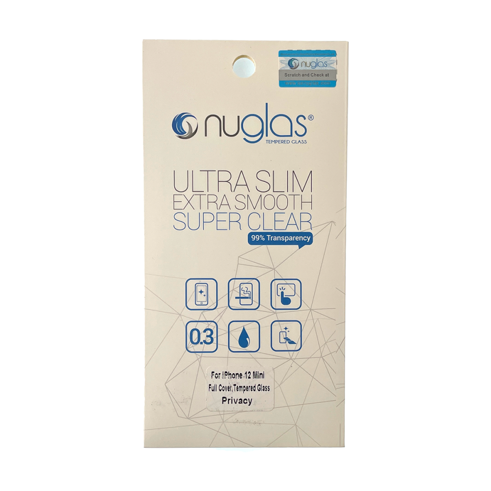 Nuglas Privacy Tempered Glass Screen Protector for iPhone 12 mini