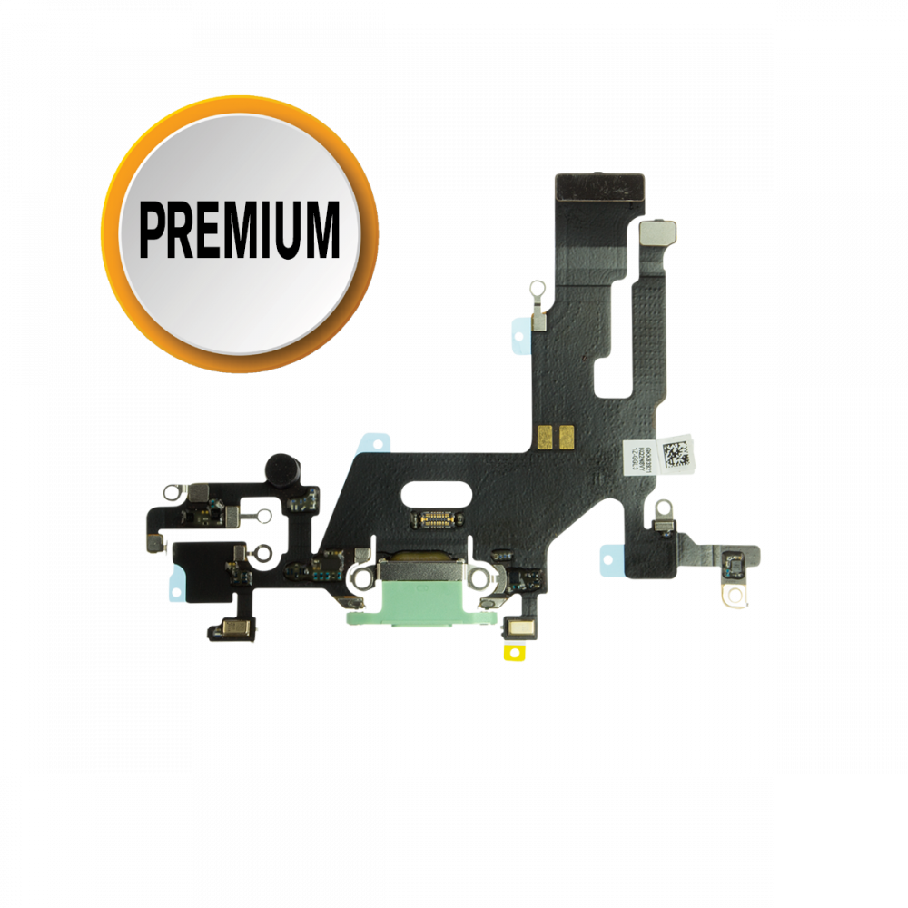 iPhone 11 Charging Port Flex Cable Replacement - Green (Premium) 