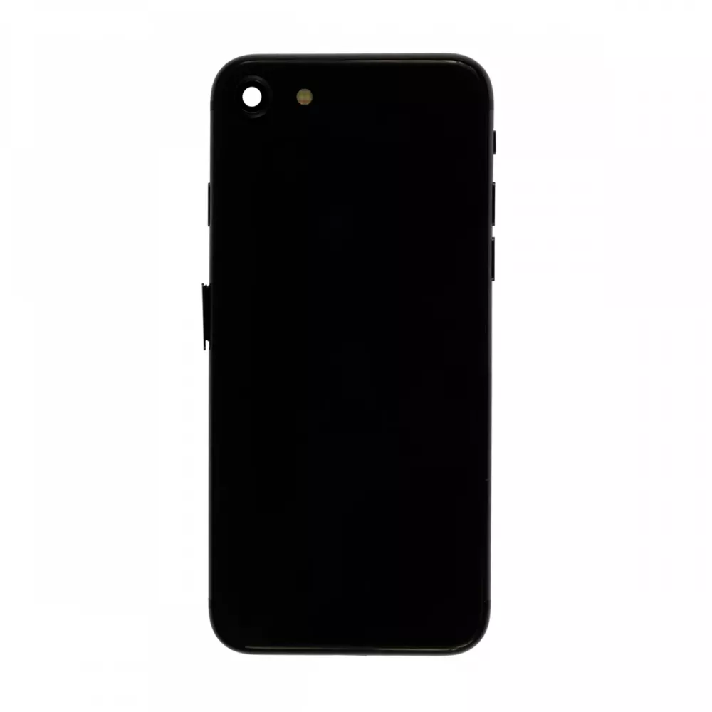 iPhone 8 Space Gray Glass Back Cover and Housing with Pre-installed Small Components (No Logo)