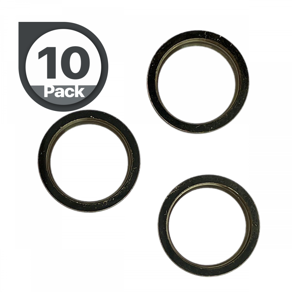 iPhone 12 Pro Max Rear Camera Lens Protective Cover - Gold - 3 Pieces - 10 pack