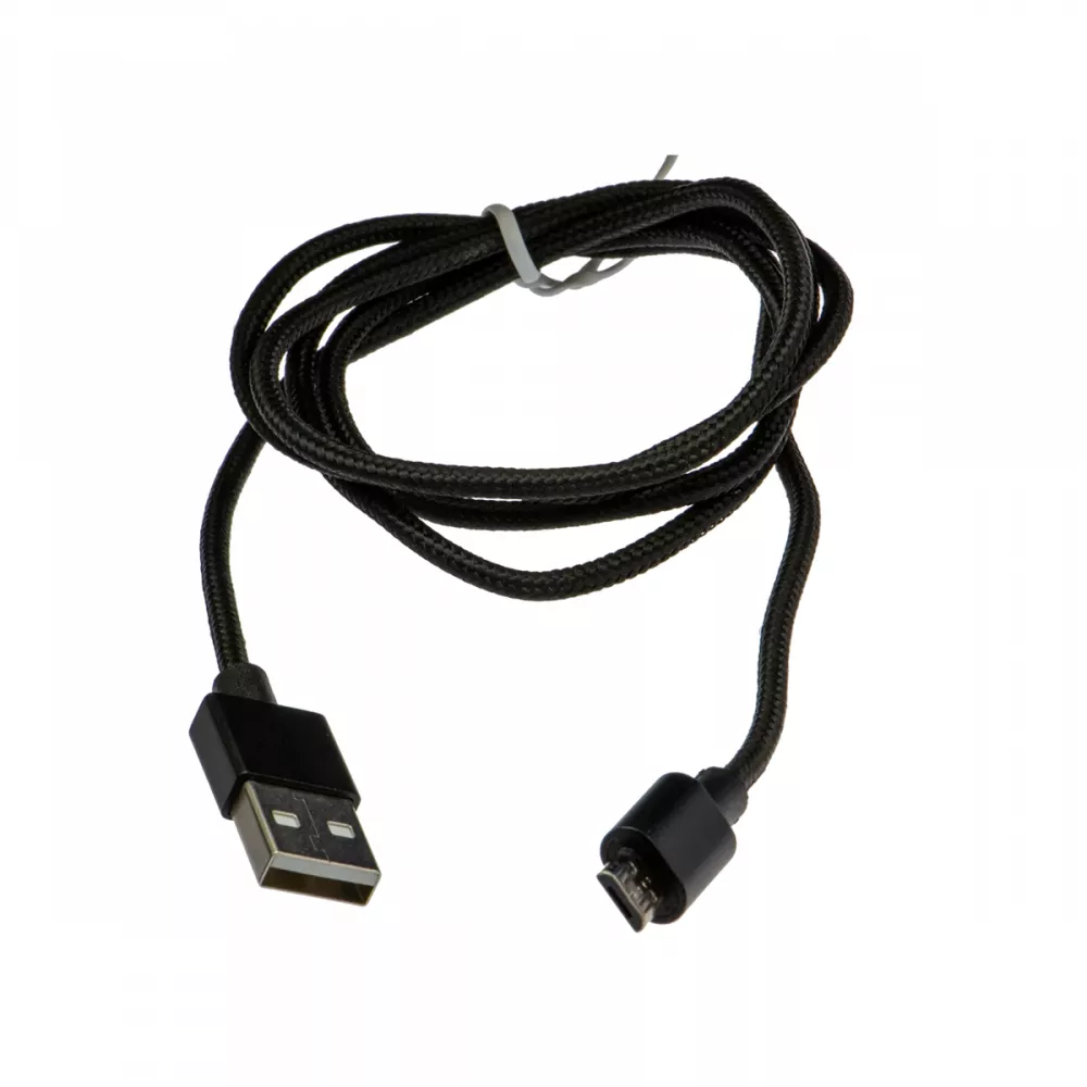 Black Micro-USB 3 FT Quick Charge and Sync Cable