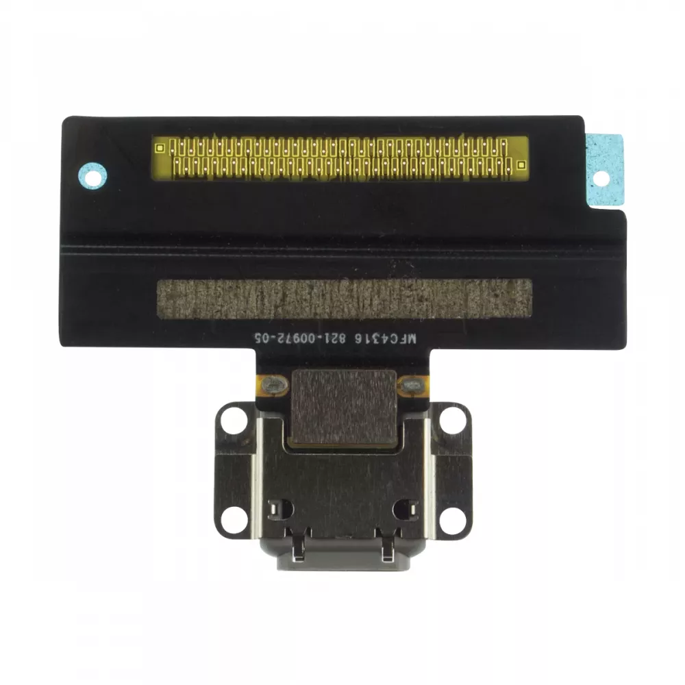 iPad Pro 10.5 / iPad Air 3 Black Charging Port Flex Cable Replacement (Soldering Required)