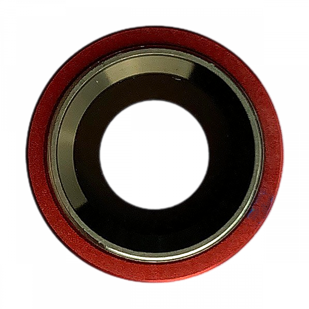 iPhone 11 Rear Camera Lens With Bracket - Red (Real Sapphire / Premium Quality)