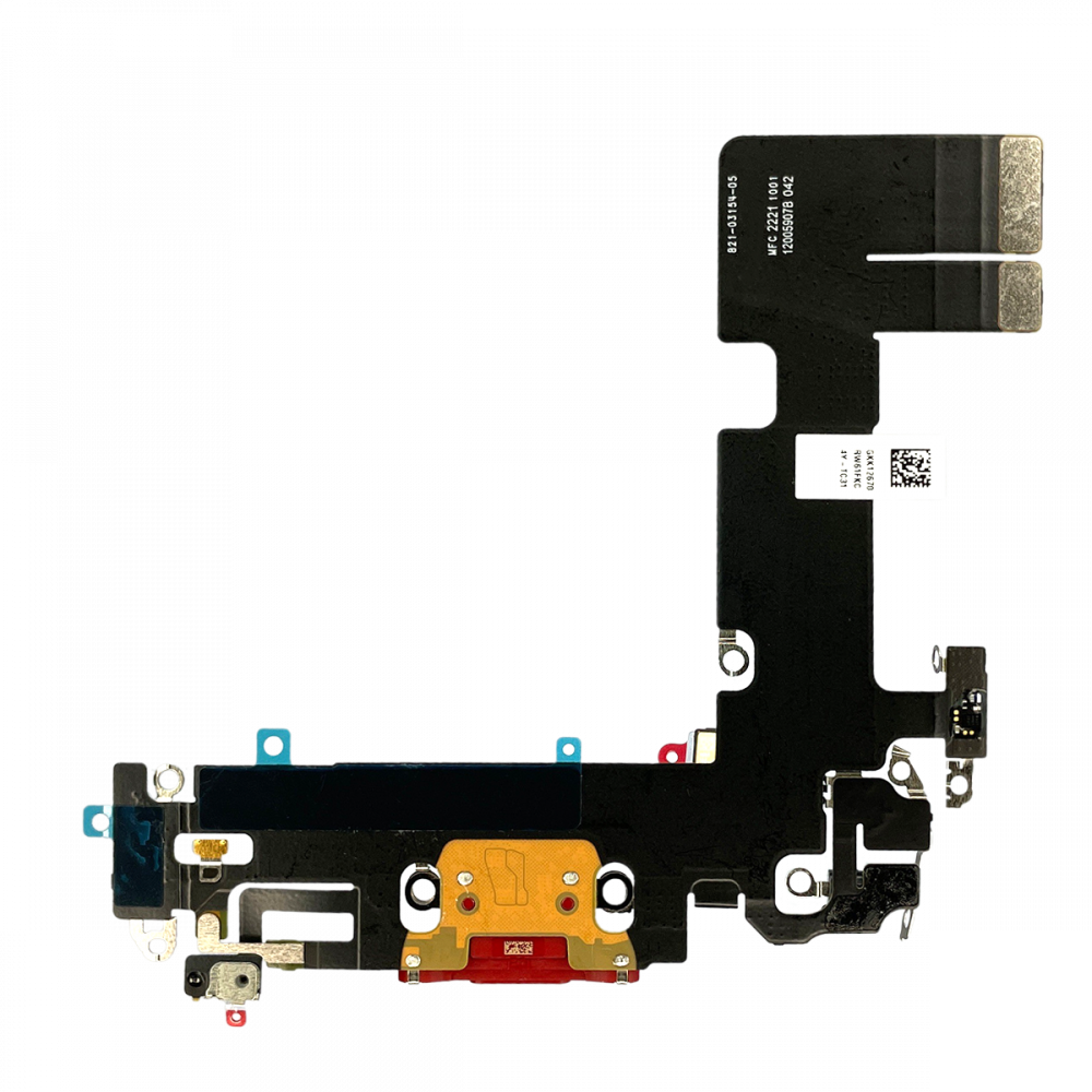 iPhone 13 Charging Port Flex Cable - Red - (Premium)