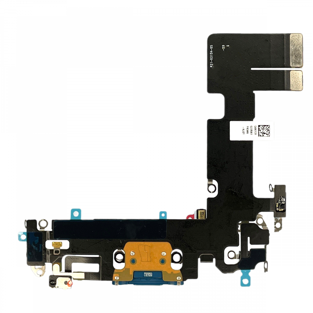 iPhone 13 Charging Port Flex Cable - Blue - (Premium)