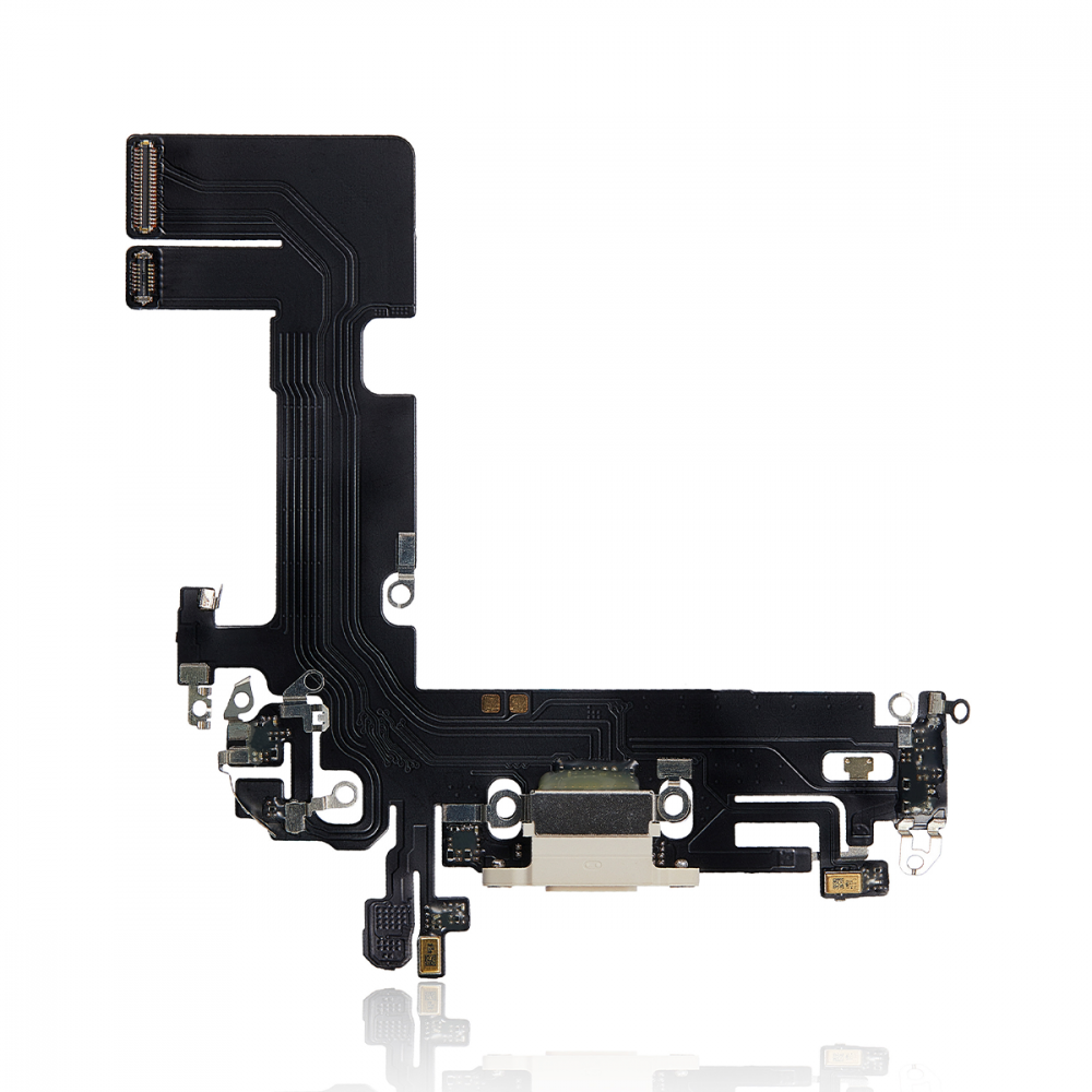 iPhone 13 Charging Port Flex Cable Starlight - Aftermarket Plus 