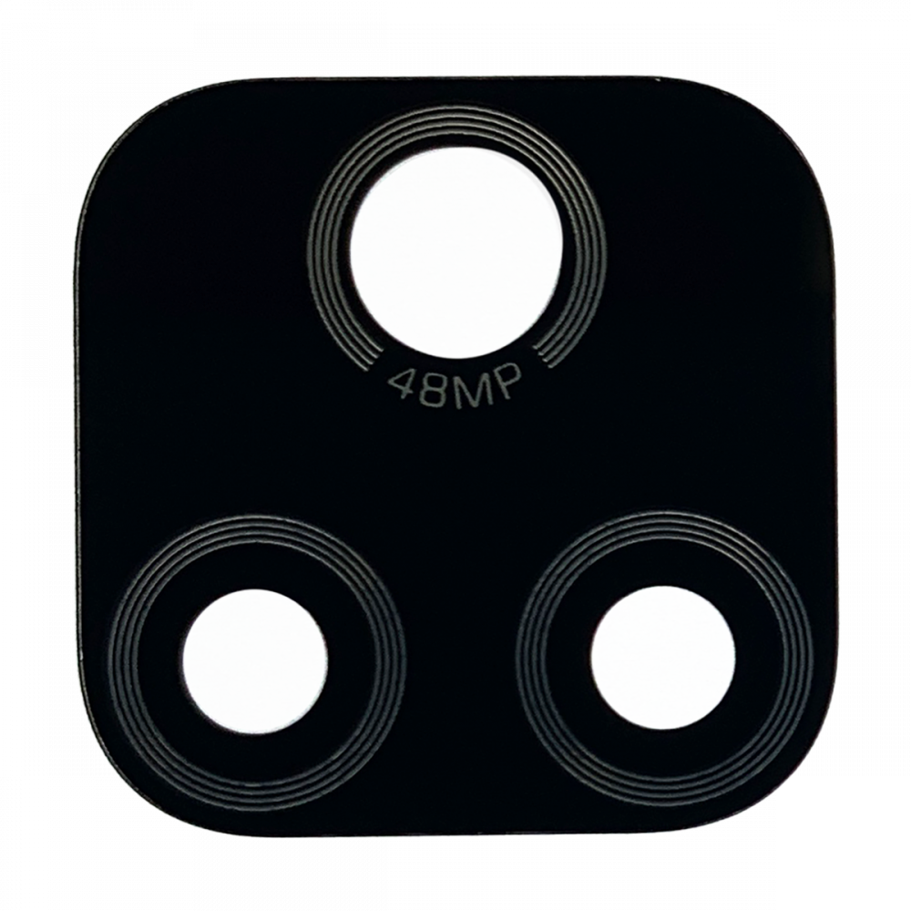 Motorola Moto E7 (XT2095) Rear Camera Lens (Glass Only) w/adhesive - Black