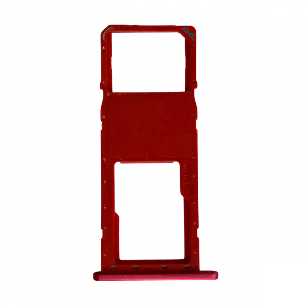 Samsung Galaxy A01 (A015 / 2020) Single Sim Card Tray - Red