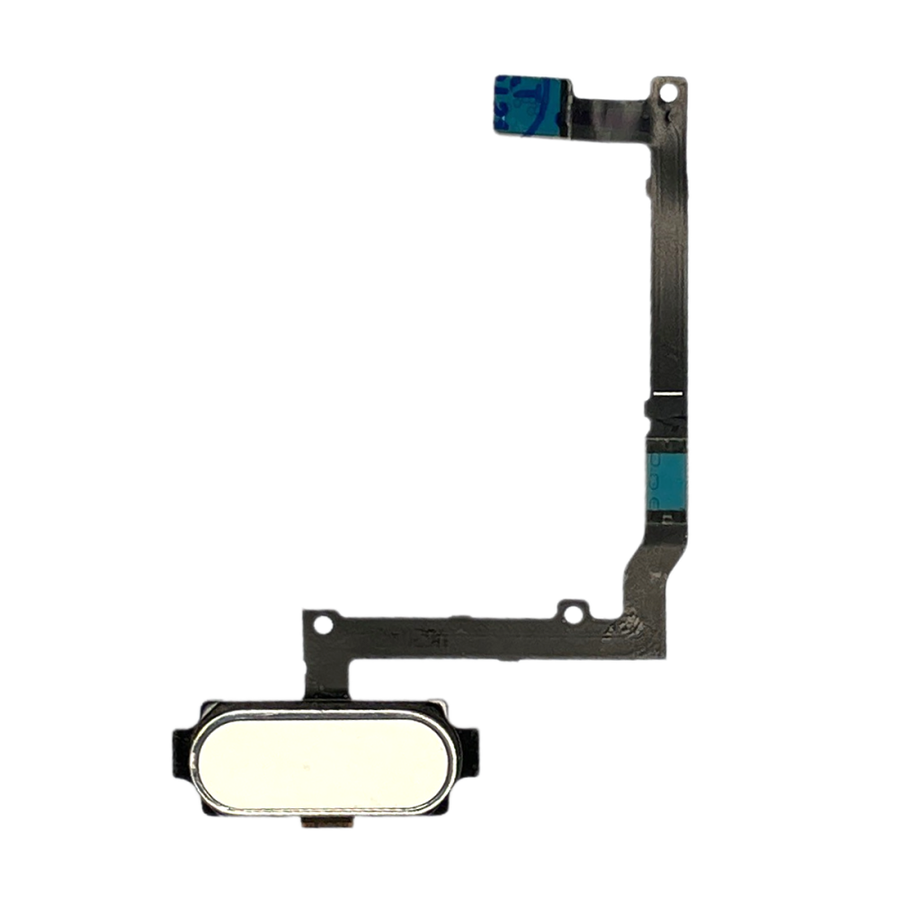 Samsung Galaxy A7 (A710 / 2016) Home Button with Flex Cable  - White