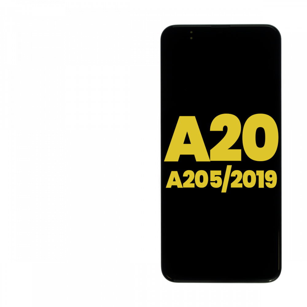 Samsung Galaxy A20 (A205 / 2019) Display Assembly with Frame - All Colors (Premium)