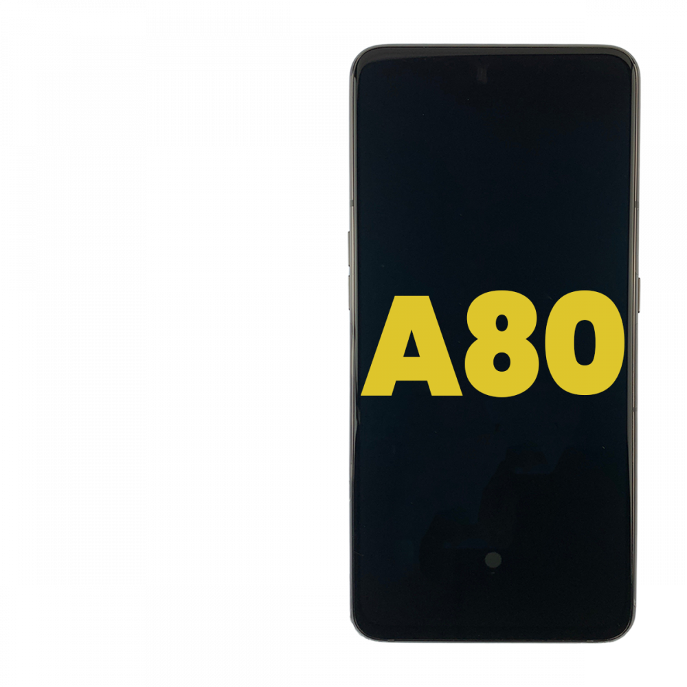 Samsung Galaxy A80 (A805 / 2019) Display Assembly with Frame - Phantom Black (Premium)