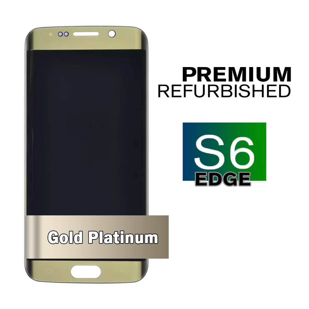 Samsung Galaxy S6 Edge Gold Platinum Display Assembly