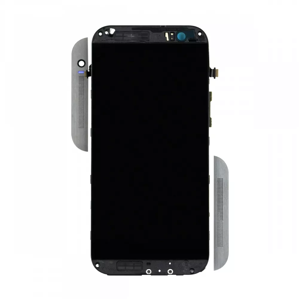 HTC One (M8) Gunmetal Gray Display Assembly with Frame