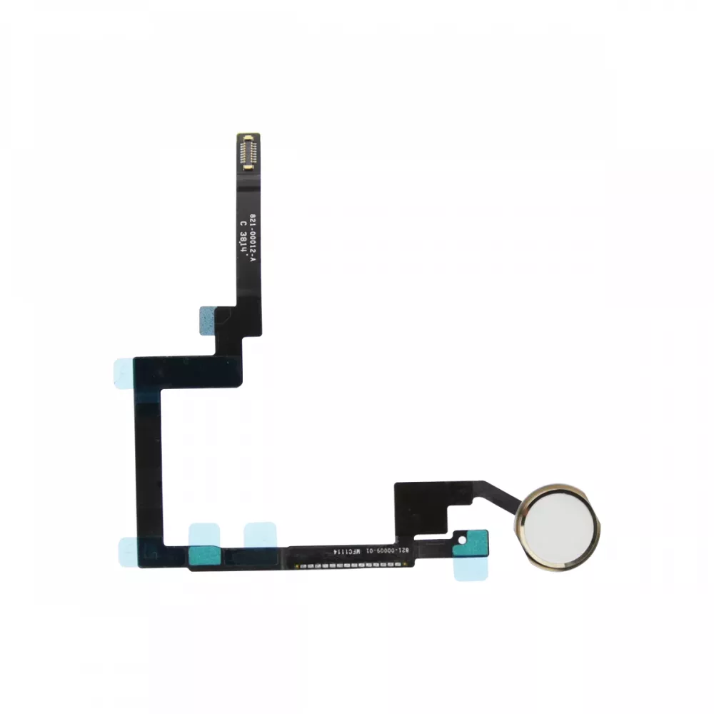 iPad Mini 3 White/Gold Home Button Assembly