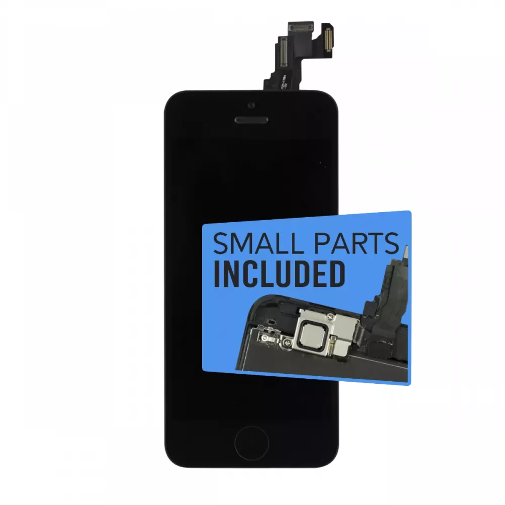 iPhone 5c Black Display Assembly with Front Camera and Home Button