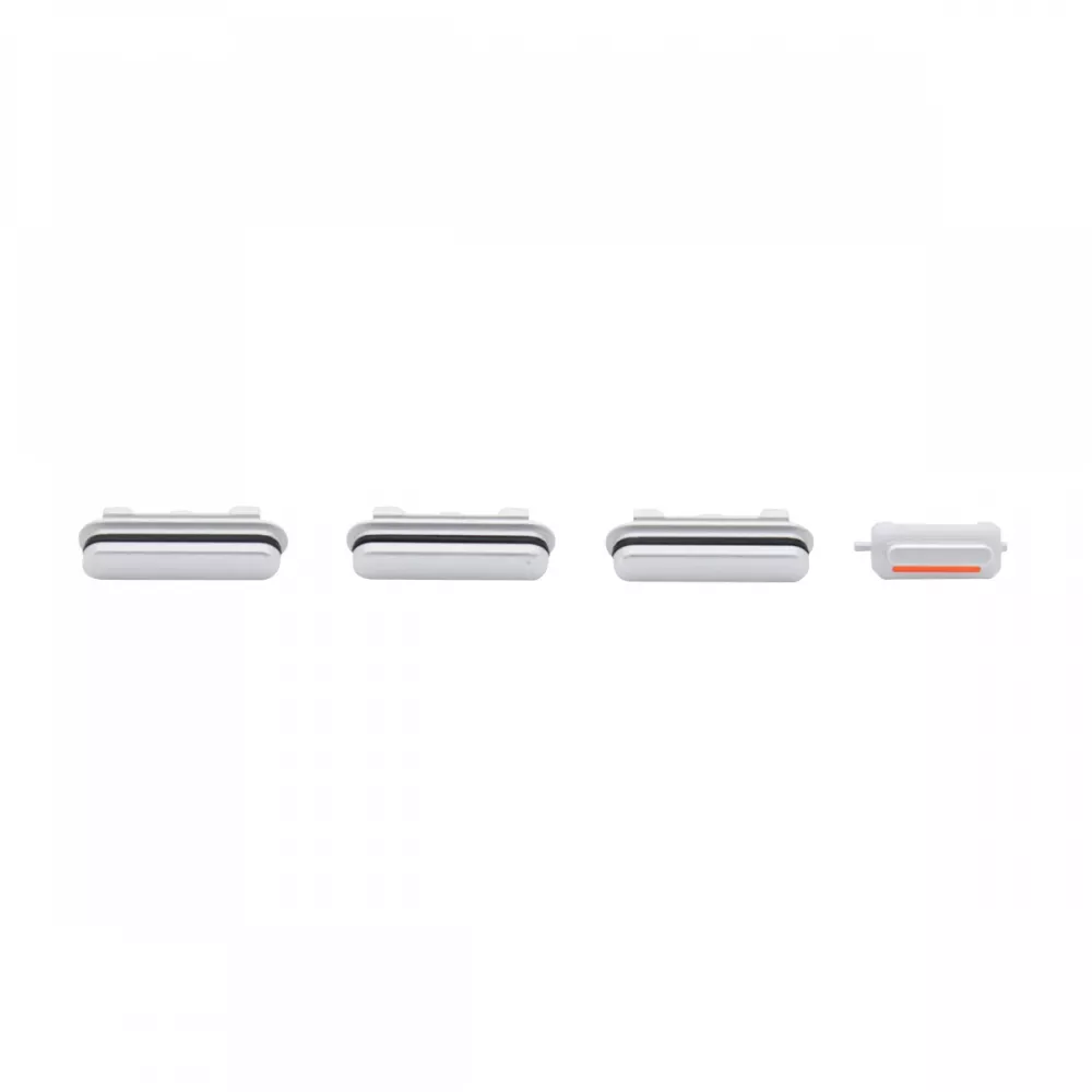iPhone 6s Silver Rear Case Button Set