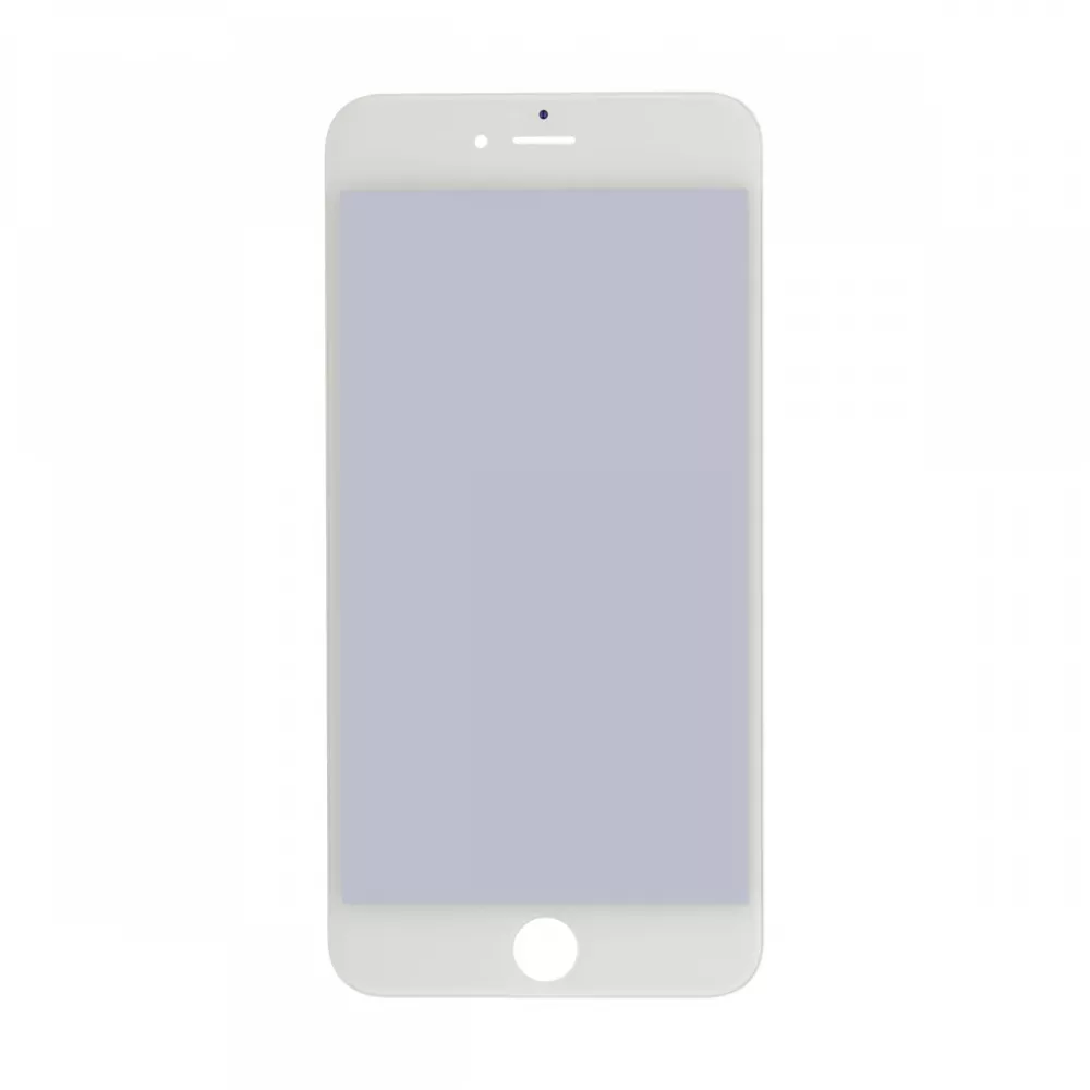 iPhone 6s Plus White Glass Lens Screen, Frame, OCA and Polarizer Assembly (CPG)