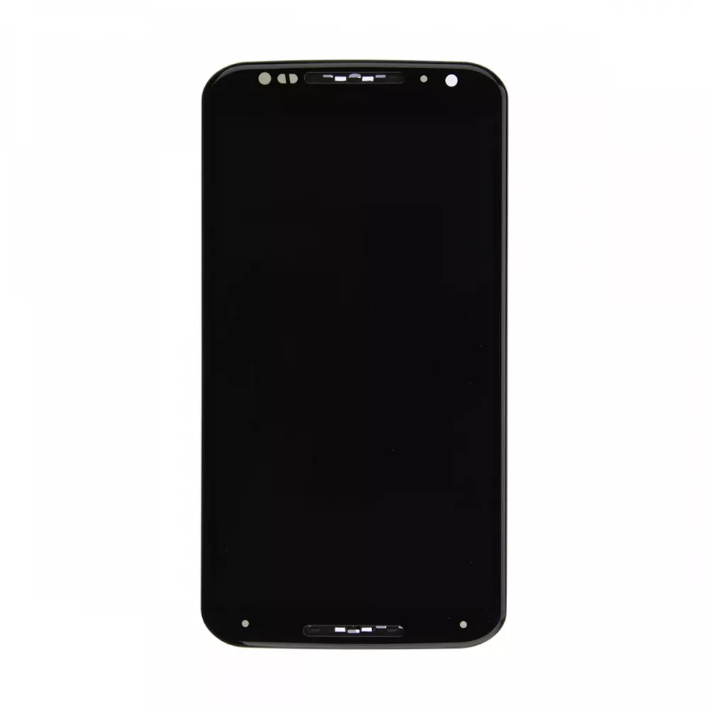 Motorola Moto X (2nd Gen) Black Display Assembly with Frame