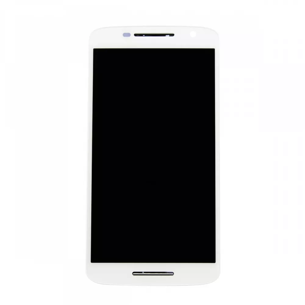 Motorola Moto X Play White Display Assembly with Frame