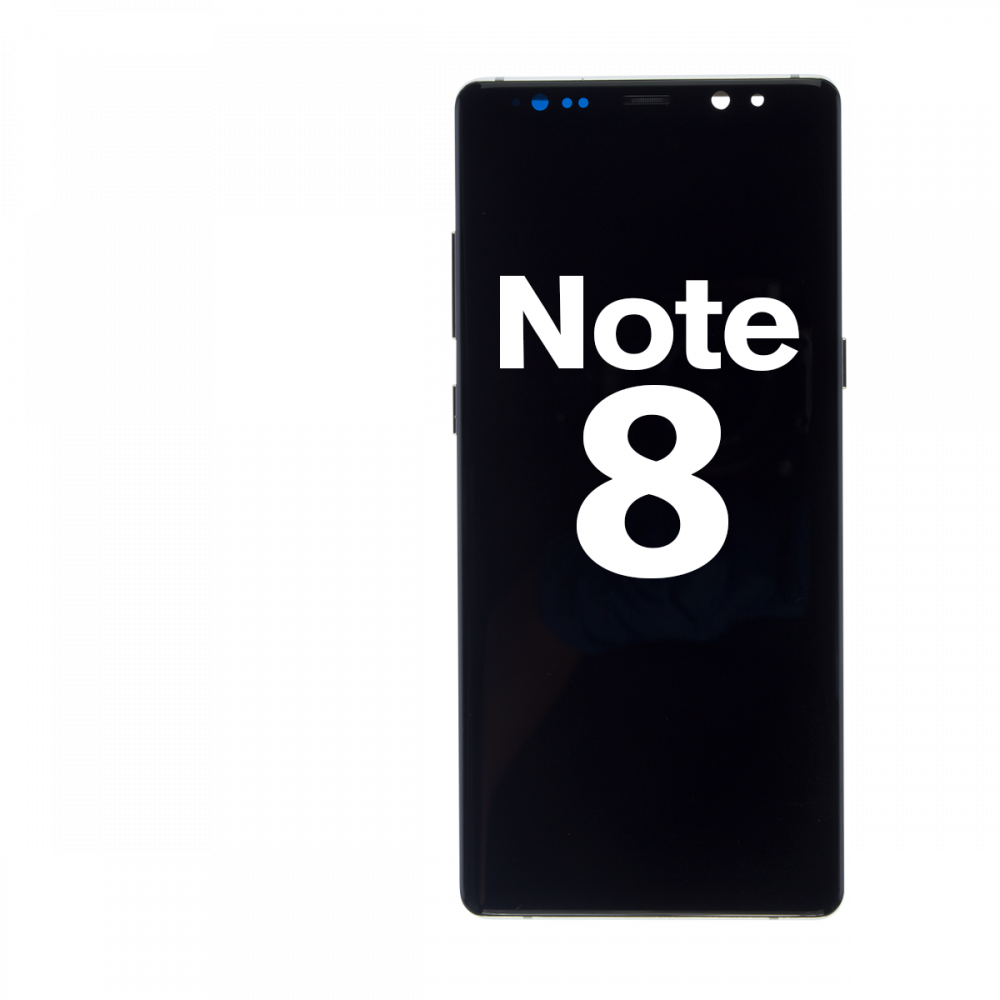 Samsung Galaxy Note 8 OLED Assembly With Frame - DeepSea Blue (Aftermarket Plus)