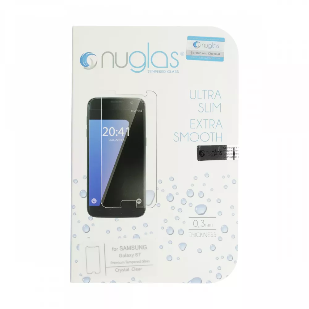 NuGlas Tempered Glass Screen Protector for Samsung Galaxy S7 (2.5D)
