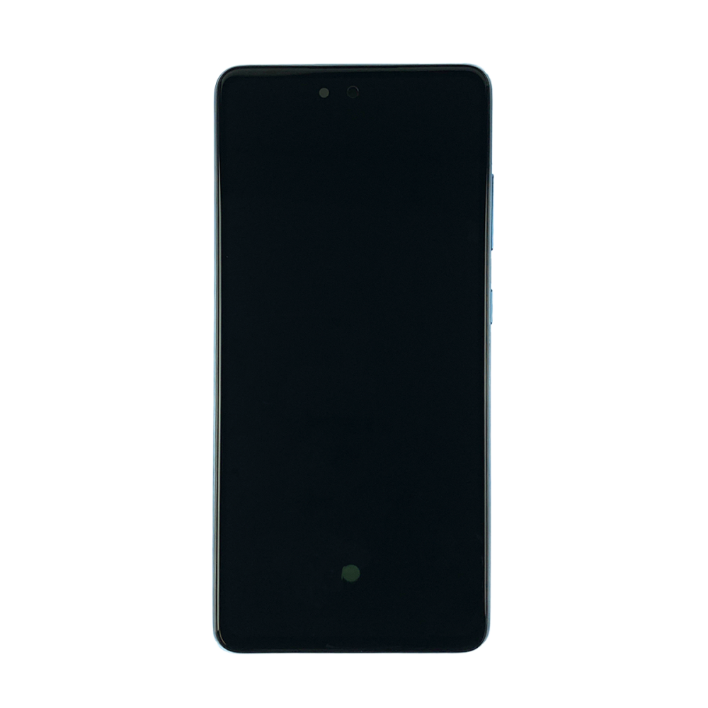Samsung Galaxy A52 4G (A525 / 2021) / 5G (A526 / 2021) A52S 5G (A528 / 2021) OLED Assembly With Frame  (Awesome Blue) - (Refurbished)