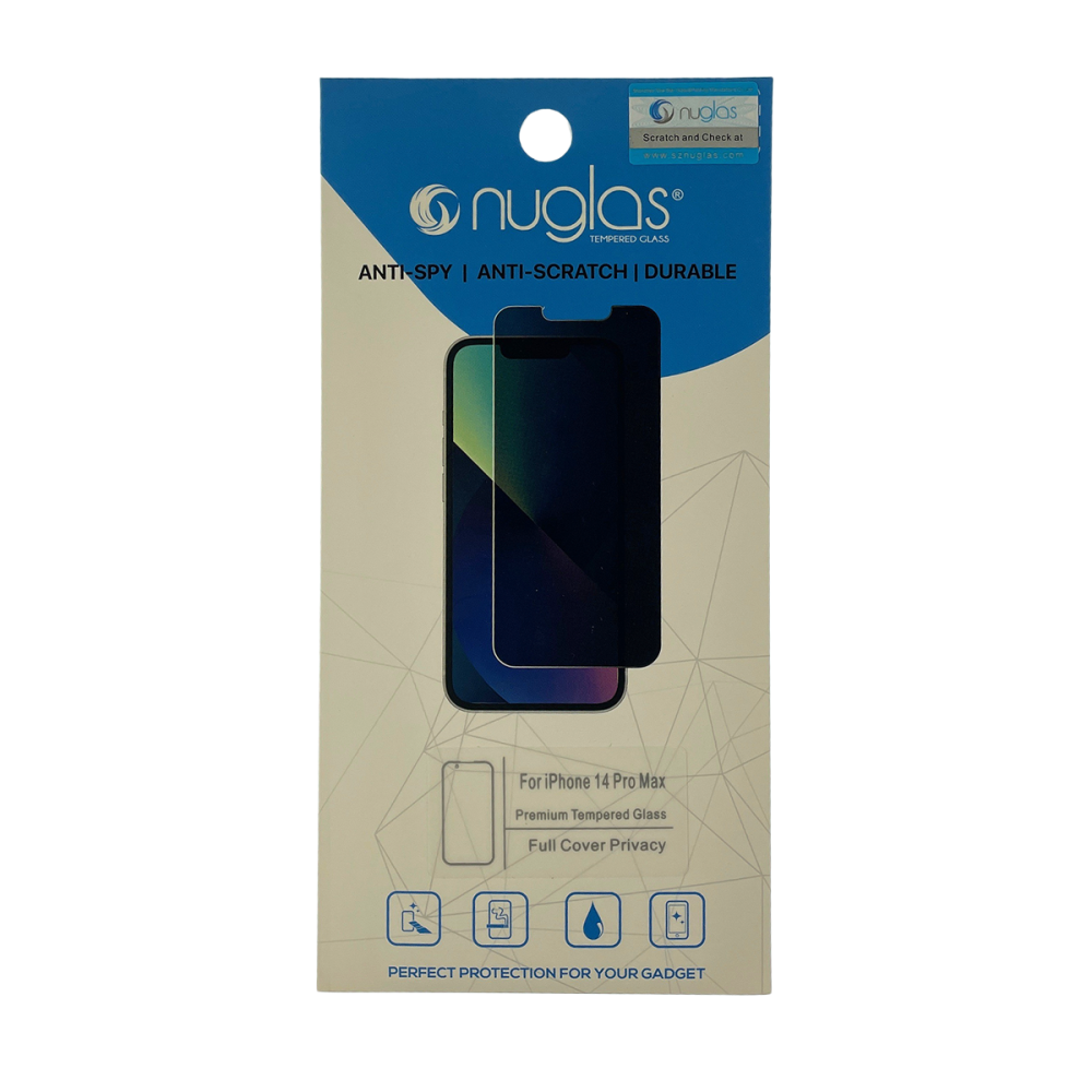 Nuglas Tempered Privacy Glass Screen Protector for the iPhone 14 Pro Max