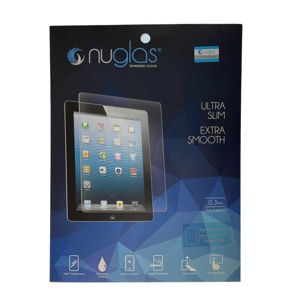 NuGlas Tempered Glass Screen Protector for the iPad 10 Gen (2022)