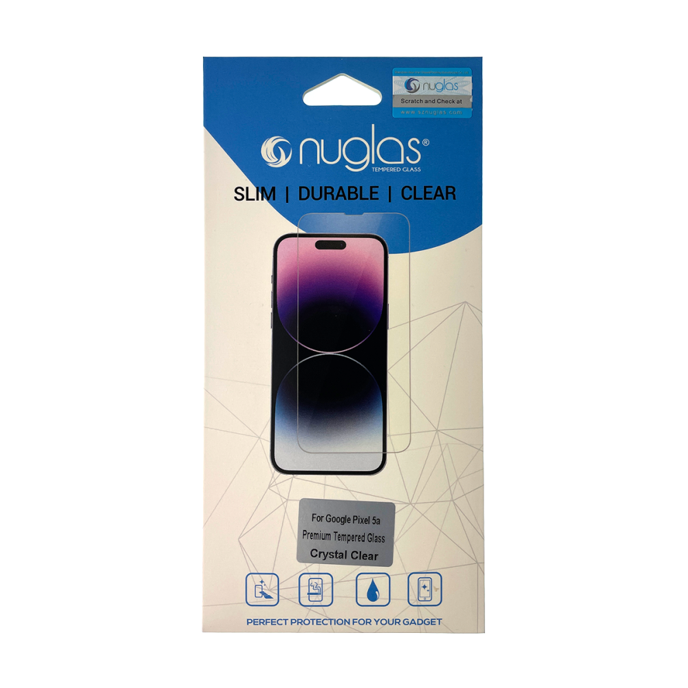 NuGlas Tempered Glass Screen Protector for Google Pixel 5A (2.5D)