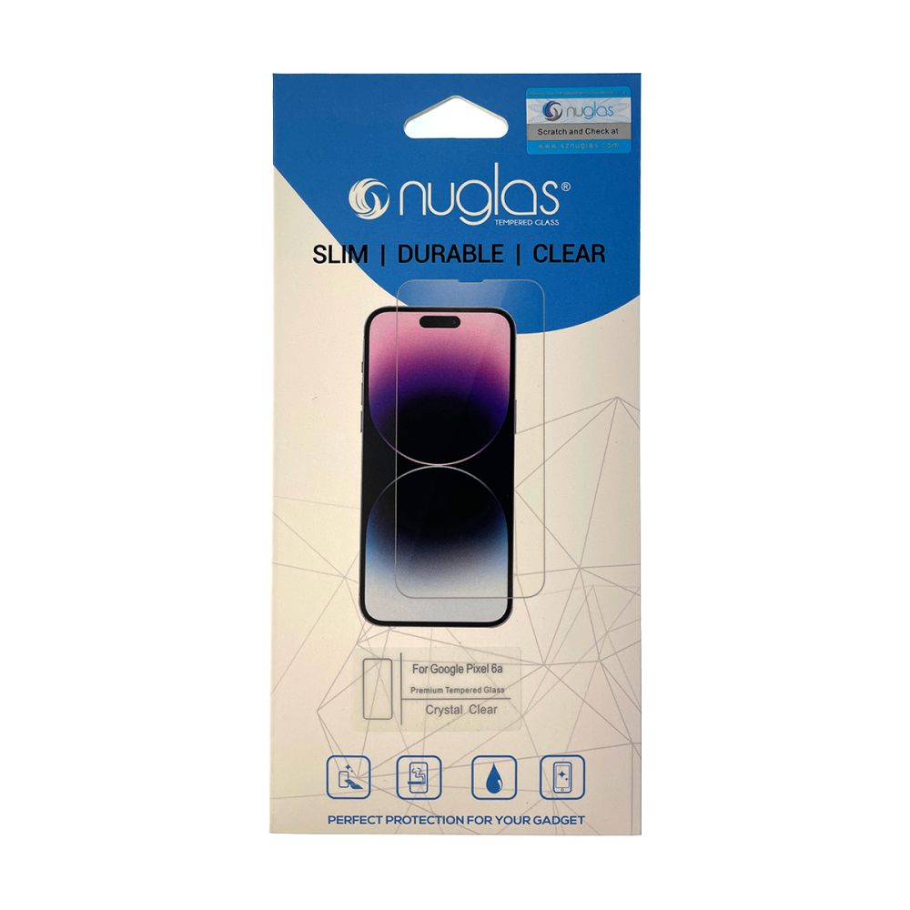 NuGlas Tempered Glass Screen Protector for Google Pixel 6A (2.5D)