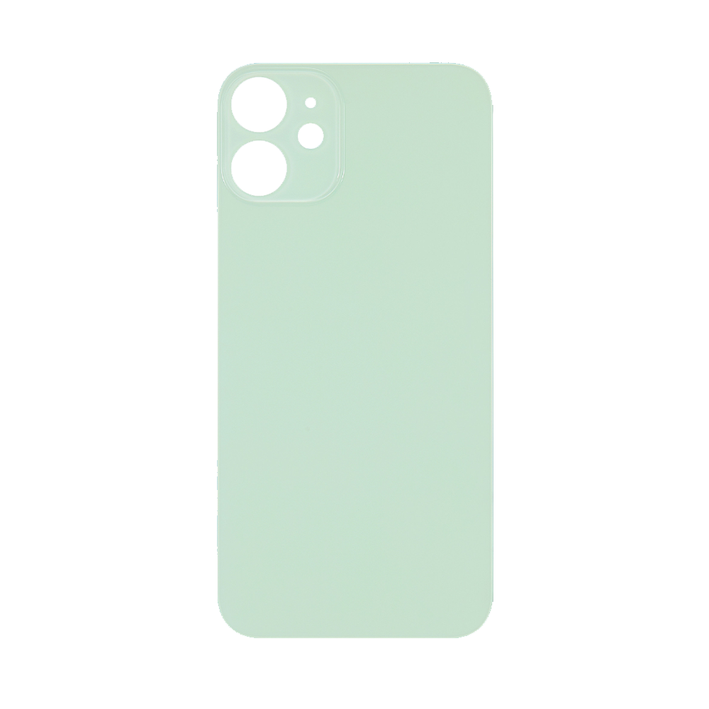 iPhone 12 Mini Back Glass With 3M Adhesive (No Logo / Large Camera Opening) - Green