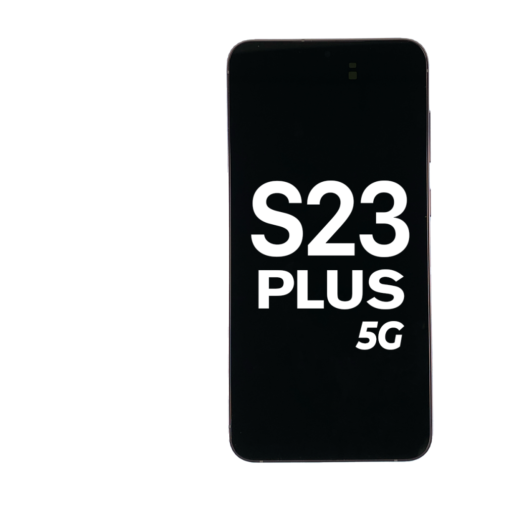 Samsung Galaxy S23 Plus 5G Screen Assembly with Frame - Phantom Black (Premium)