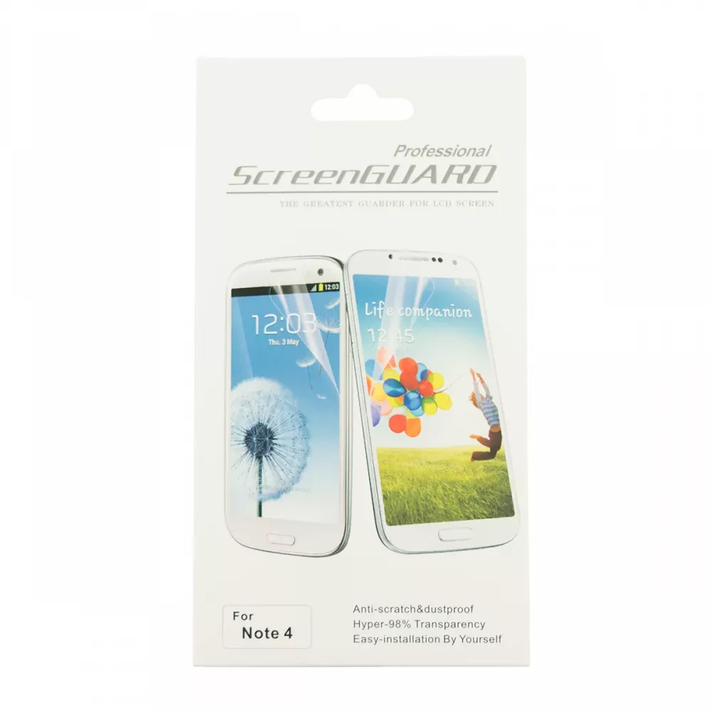 Samsung Galaxy Note 4 Clear Screen Protector