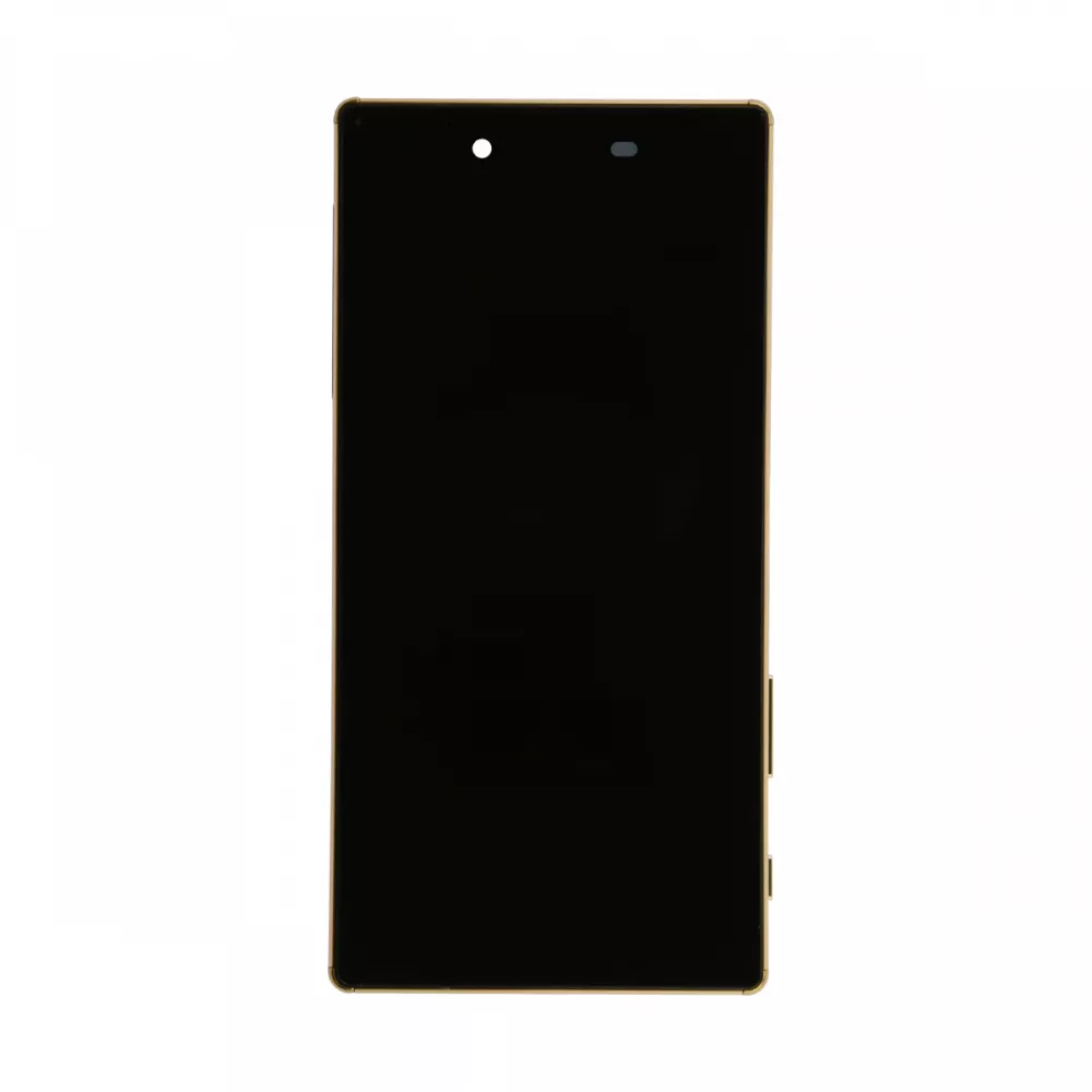 Sony Xperia Z5 Black Display Assembly with Gold Frame