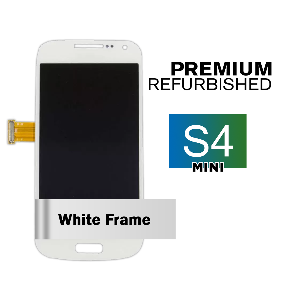 Galaxy S4 Mini White Display Assembly (Front)